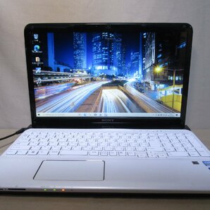 SONY VAIO SVE15117FJW【Core i5 2450M】 【Windows10 Home】 ブルーレイ Libre Office Wi-Fi 保証付 1円～ [89145]の画像9