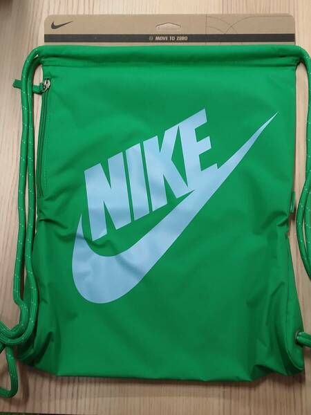 SALE ナイキ Nike ランドリーバッグ ジムサック デイバッグ DC4245-324(スタジアムグリーン) 13L 34cm×44cm サイドファスナーポケット 