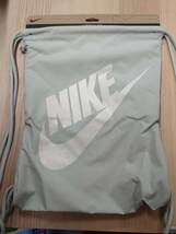 SALE ナイキ Nike ランドリーバッグ ジムサック デイバッグ DC4245-034(ライトシルバー) 13L 34cm×44cm サイドファスナーポケット ④_画像1