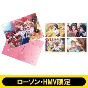 ☆クリアファイル☆ BanG Dream! バンドリ　Poppin'Party　ローソン・HMV限定 5枚セット　香澄、たえ、りみ、沙綾、有咲 /gb147