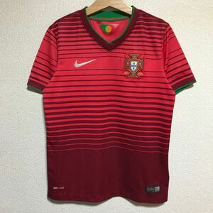 [即決古着]サッカーポルトガル代表/2014レプリカユニフォーム(ホーム)/背番号無し/NIKE(ナイキ)製/キッズ/子供服/ジュニア/Sサイズ