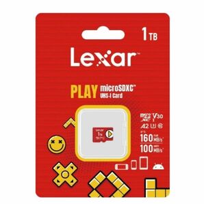 Lexar PLAY microSDXCカード 1TB UHS-I U3 V30 A2 LMSPLAY001T-B1NNJ