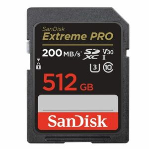 SanDisk Extreme PRO SDXC UHS-Iカード 512GB SDSDXXD-512G-JNJIP SDSDX