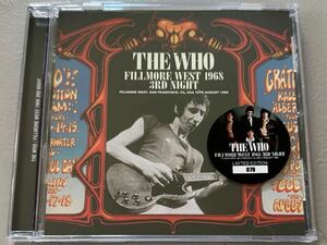 The Who Fillmore West 1968 3rd NIGHT 