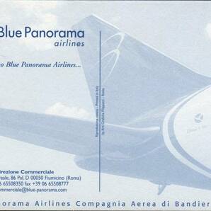 航空絵葉書/会社別/BLUEPANORAMA航空/会社製/未使用/01の画像2