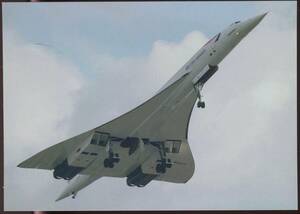  aviation picture postcard / model another / Concorde / Britain aviation / unused /34