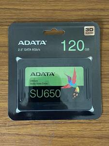 ②【新品未開封】ADATA SSD 120GB 2.5インチ SATA接続 SU650 (1円スタート)