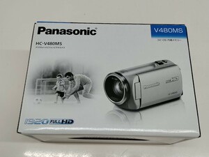 新品未使用　Panasonic HC-V480MS パナソニック デジタルハイビジョン ビデオカメラ ホワイト FULL HD