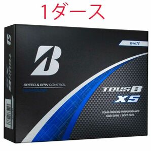 ブリヂストン TOUR B XS ツアーB XS 2024年モデル ゴルフボール 1ダース ホワイト