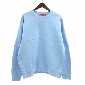 【特別価格】SUPREME 20SS Stars Crewneck スター ロゴ クルーネック スウェット サックス メンズM