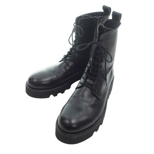 LAD MUSICIAN VIBRAM TWEETY SOLE BOOTS サイドジップ レザー ブーツ ブラック メンズ46