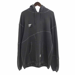 【特別価格】ROUGH AND RUGGED 22SS RR22-2-T02 MUMMY HOODIE プルオーバー パーカー チャコール メンズM