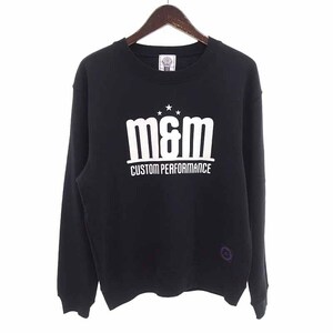 【特別価格】MM 22AW 22-MSW-007 HEAVY SWEAT ヘビー スウェット ブラック メンズM