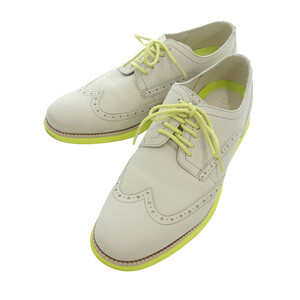 [ special price ]COLE HAAN original Grand wing chip oxford shoe beige × yellow men's 9M