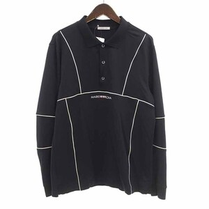 【PRICE DOWN】MARKLONA GOLF ゴルフ CD2 PP L/S Polo 長袖 ポロシャツ カットソー ブラック メンズ50