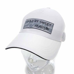 【特別価格】SWEET YEARS SY32 PUNCHING DOT CAP ゴルフ パンチング ドット キャップ ホワイト ユニセックス-