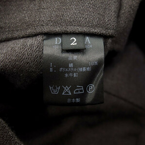【特別価格】DEVOA 23AW Hight Neck Coat ハイネック コットン ワーク コート チャコールブラウン メンズ2の画像4