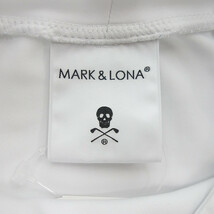 【特別価格】MARKLONA ゴルフ Revolt Compression Mock neck カットソー ホワイト メンズ48_画像3