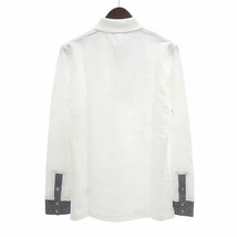 【特別価格】MARKLONA ACE Sleeve Polo ゴルフ ラインストーン スカル ポロ シャツ ホワイト メンズM_画像2