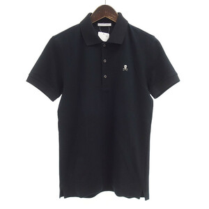 【特別価格】MARKLONA GOLF ゴルフ Ace Polo ドライタッチ 半袖 ポロシャツ Tシャツ ブラック メンズ44