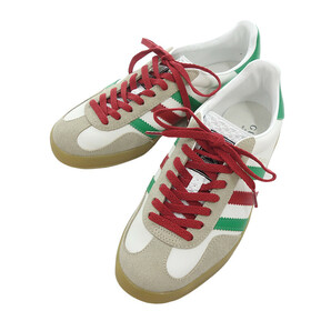 【特別価格】GUCCI ADIDAS GAZELLE ガゼル ローカット スニーカー マルチカラー レディース25.0cmの画像1