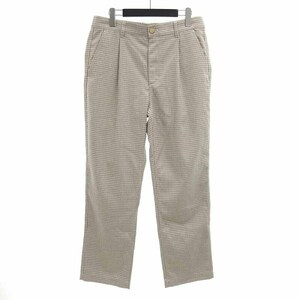 【特別価格】SATURDAYS SURF NYC Dean Houndstooth Trouser 千鳥格子 トラウザーパンツ ベージュ メンズ32