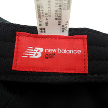 【特別価格】NEW BALANCE GOLF CAP ゴルフ ロゴ刺繍 キャップ ブラック ユニセックス-_画像3