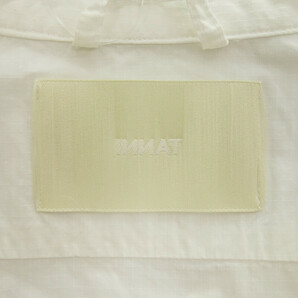【特別価格】INNAT SLEEPING SHIRT ノーカラー プルオーバー スリーピング シャツ ホワイト レディース2の画像3