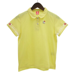 【特別価格】archivio GOLF ゴルフ 半袖 ポロシャツ Tシャツ イエロー レディース38