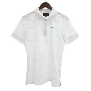 【PRICE DOWN】BRIEFING GOLF MENS BASIC POLO ゴルフ ベーシック ポロ シャツ ホワイト メンズM