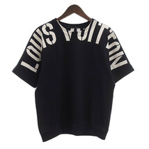 【特別価格】LOUIS VUITTON 17AW Fragment フラグメント 半袖 スウェット Tシャツ ブラック メンズM_画像1