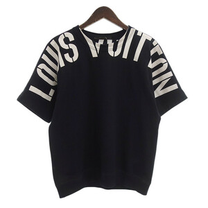 【特別価格】LOUIS VUITTON 17AW Fragment フラグメント 半袖 スウェット Tシャツ ブラック メンズM