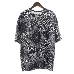 【特別価格】RESOUND CLOTHING ラッシュ バンダナ BANDANA LOOSE RUSH 半袖 Ｔシャツ ブラック メンズ1