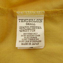 【特別価格】TENDERLOIN 10SS T-RAYON オープンカラー 長袖 シャツ イエロー メンズS_画像4