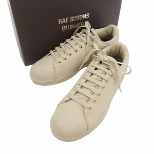 RAF SIMONS ORION Orion leather low cut sneakers beige men's 41