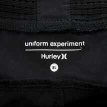 UNIFORM EXPERIMENT × HURLEY ハーレー スイム ハーフ パンツ ブラック メンズXL_画像3