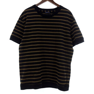 【PRICE DOWN】JUN HASHIMOTO CU18 STRIPE CREW NECK ボーダー カットソー Tシャツ ブラック×ホワイト メンズ5