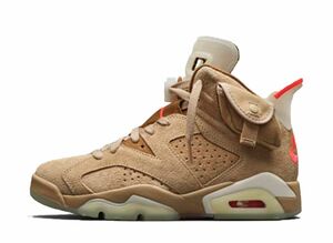 Travis Scott Nike Air Jordan 6 &quot;British Khaki&quot; 26cm DH0690-200