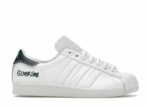 adidas Superstar Jonah Hill "Cloud White/Green Night/Off White" 26cm FW7577