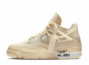 Off-White Nike WMNS Air Jordan 4 SP &quot;Sail&quot; 25cm CV9388-100