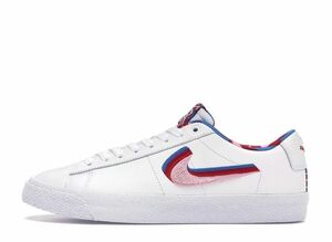 PARRA × SB BLAZER LOW CN4507-100 （ホワイト/ジムレッド/ミリタリーブルー/ピンクライズ）