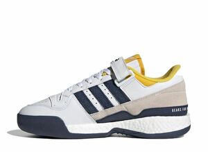 HUMAN MADE ADIDAS CONSORTIUM FORUM LOW "HAZY YELLOW/COLLEGE NAVY" 26.5cm S42975