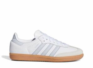 adidas Originals WMNS Samba OG &quot;Cloud White/Halo Blue/Off White&quot; 28cm IE0877