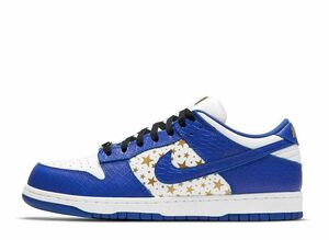 Supreme Nike SB Dunk Low OG QS Gold Stars &quot;White/Hyper Blue&quot; 26cm DH3228-100