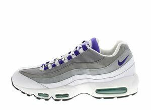 Nike Air Max 95 Original &quot;White/Court Purple/Emerald Green/Wolf Grey&quot; (2015) 26cm 554970-151