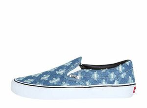 Supreme Vans Slip-On Hole Punch Denim &quot;Blue&quot; 28cm VN0A38DD2DD