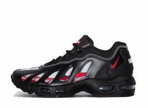 SUPREME NIKE AIR MAX 96 "BLACK/SPEED RED/CLEAR" 27cm CV7652-002