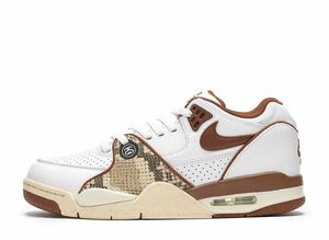 Stussy Nike Air Flight 89 Low SP "White and Pecan" 25cm FD6475-100