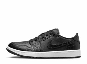 Nike Air Jordan 1 Low Golf &quot;Black Crocodile Skin&quot; 24.5cm DD9315-003