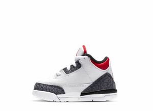 Nike TD Air Jordan 3 Retro SE-T "Fire Red Denim" 16cm DB4170-100